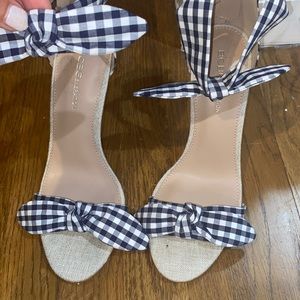 Adorable Classy BCBG Checkered Shoes